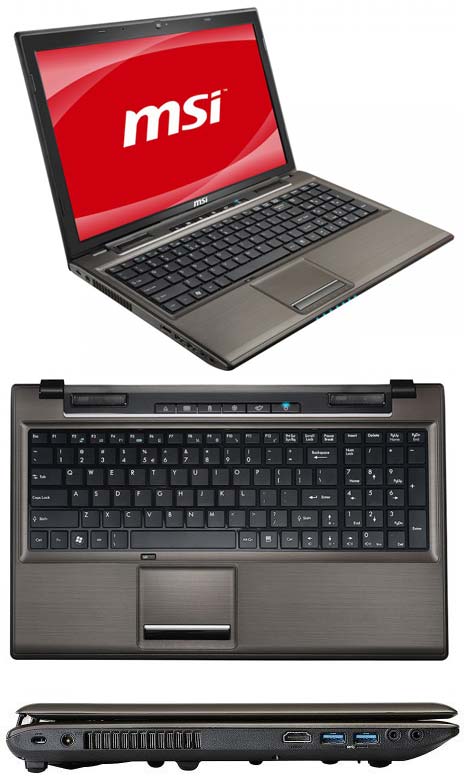 GE620DX - новейший ноутбук от MSI... пока что